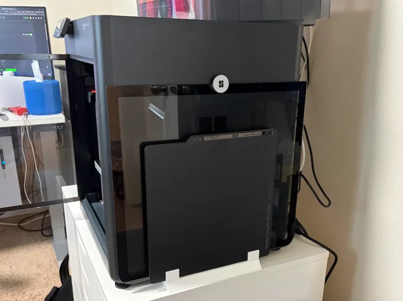 Glass cover and build plate side stand (P1S, P1P)