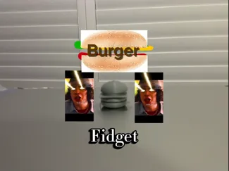 Magnetic Burger Fidget