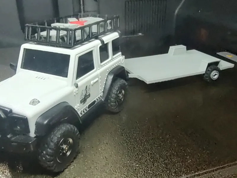 LDARC trailer (separate hitch) use l e g o tire 
