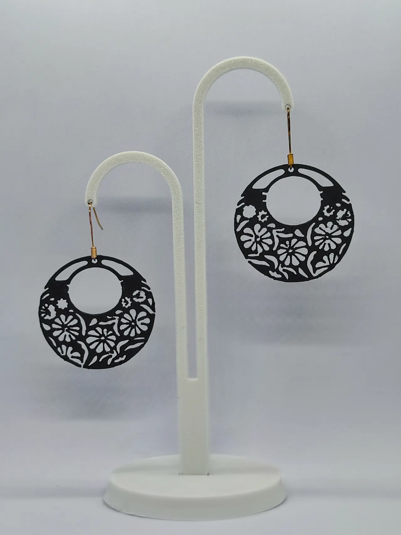 Aretes Luna en Flor view 3