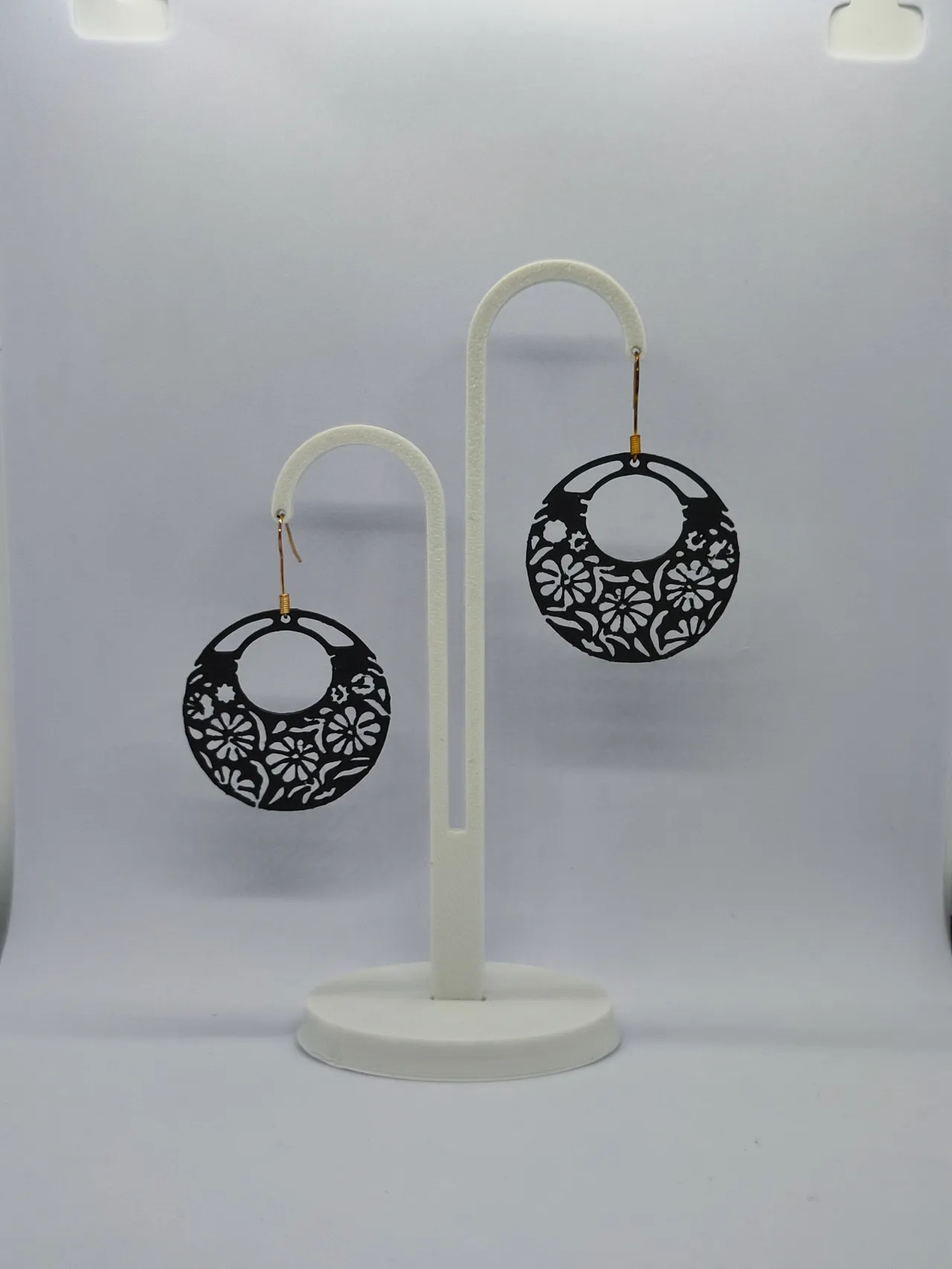 Aretes Luna en Flor view 2