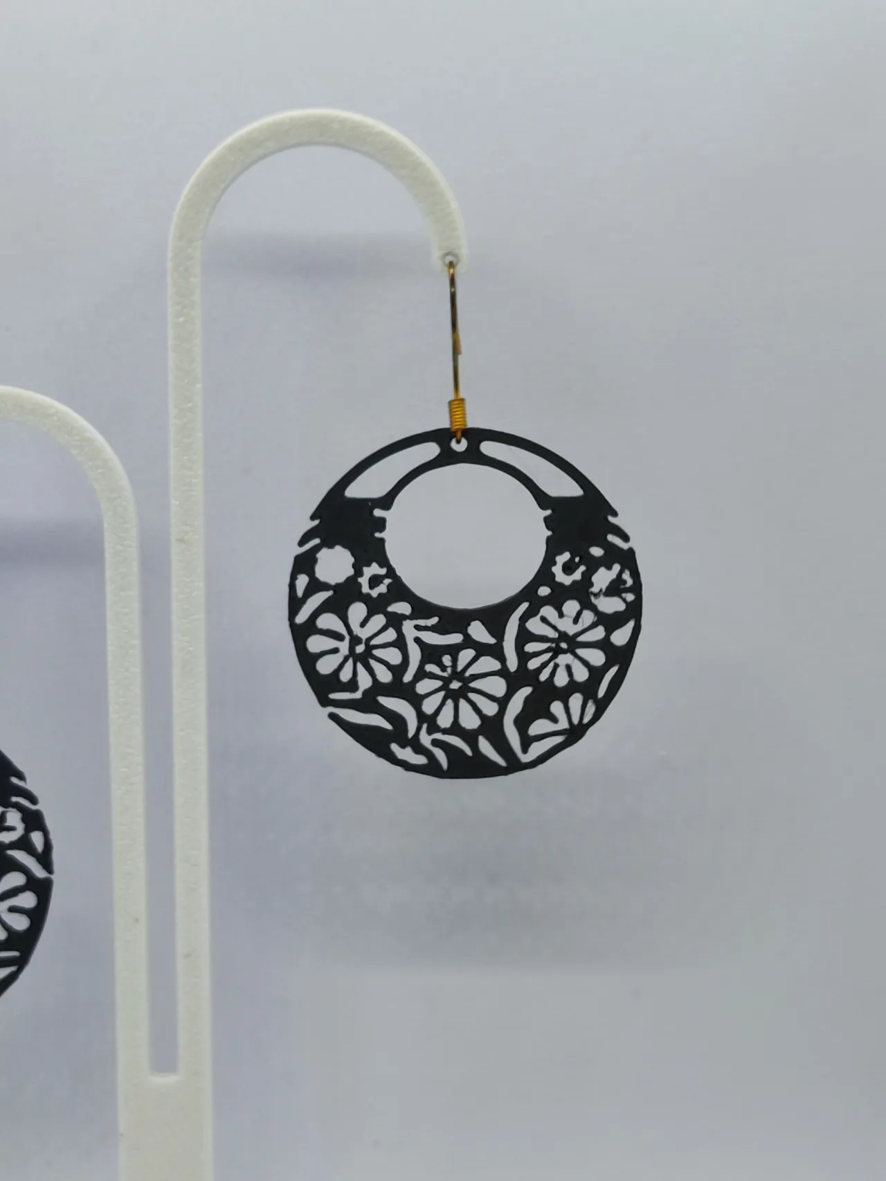 Aretes Luna en Flor view 4