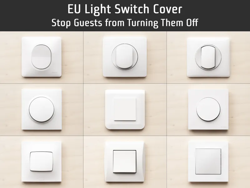 EU Light Switch Cover (Philips Hue / Smart Bulbs)