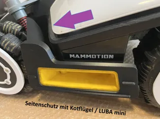 Seitenschutz mit Kotflügel / Luba Mini