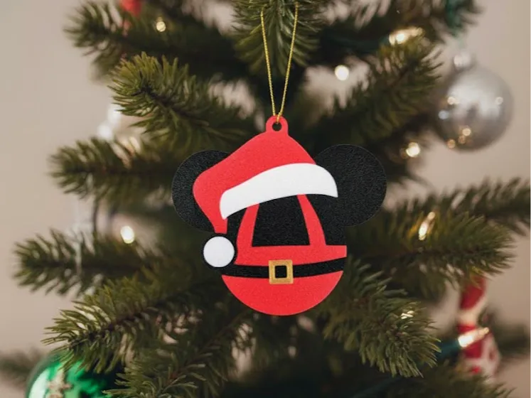 Santa Disney Keychain/Ornament