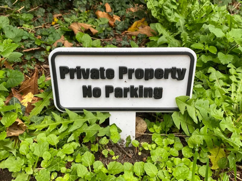 Private Property Sign