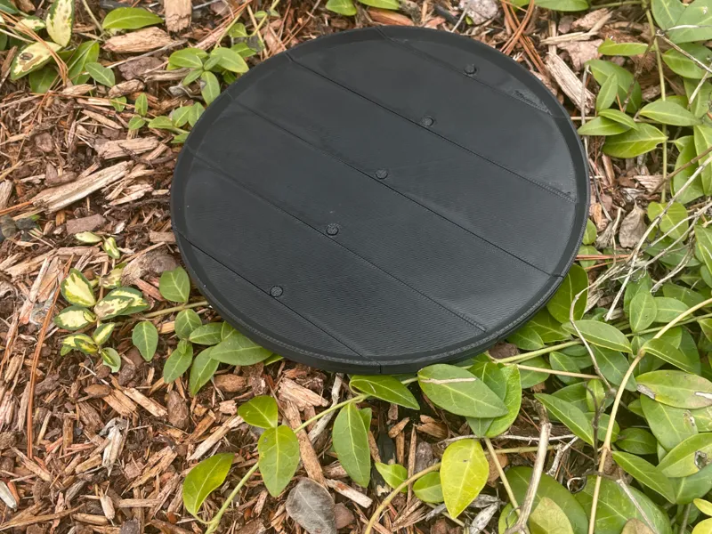 Collapsible camping/backpacking platter