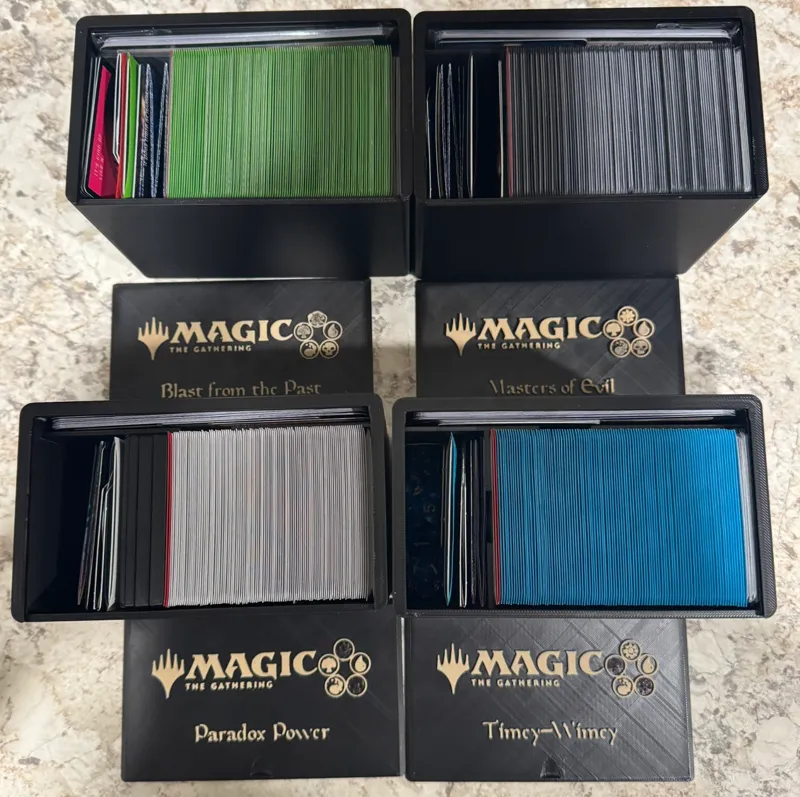 MTG Planes/Commander Box 100+ Double Sleeved Cards