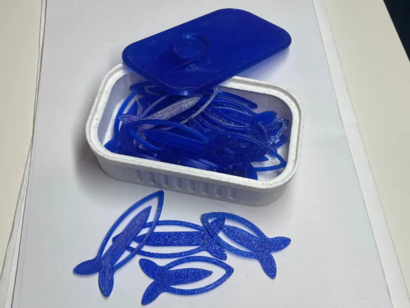 Paper Fish Clips with box