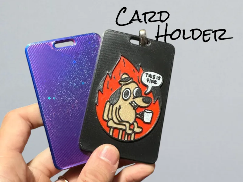 ID Card Holder - Image customizable