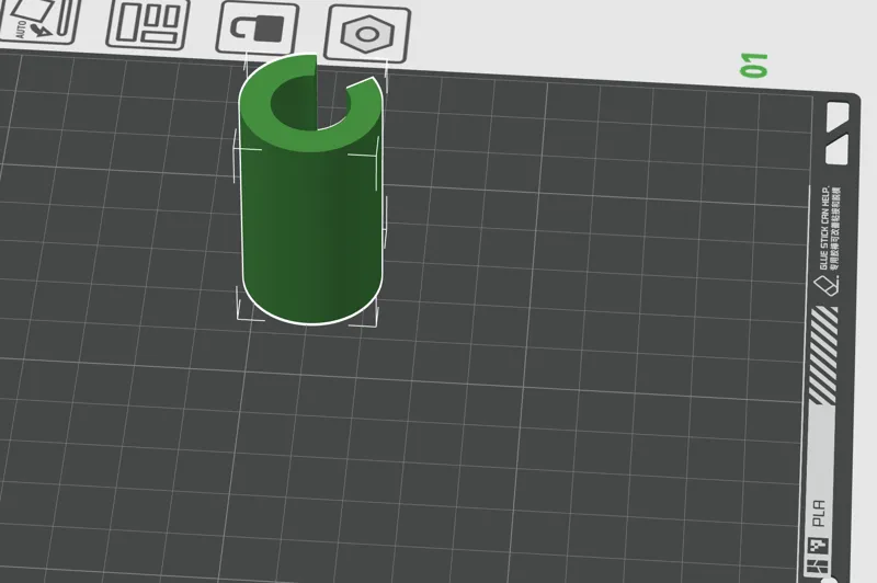Battery adapter AA to C