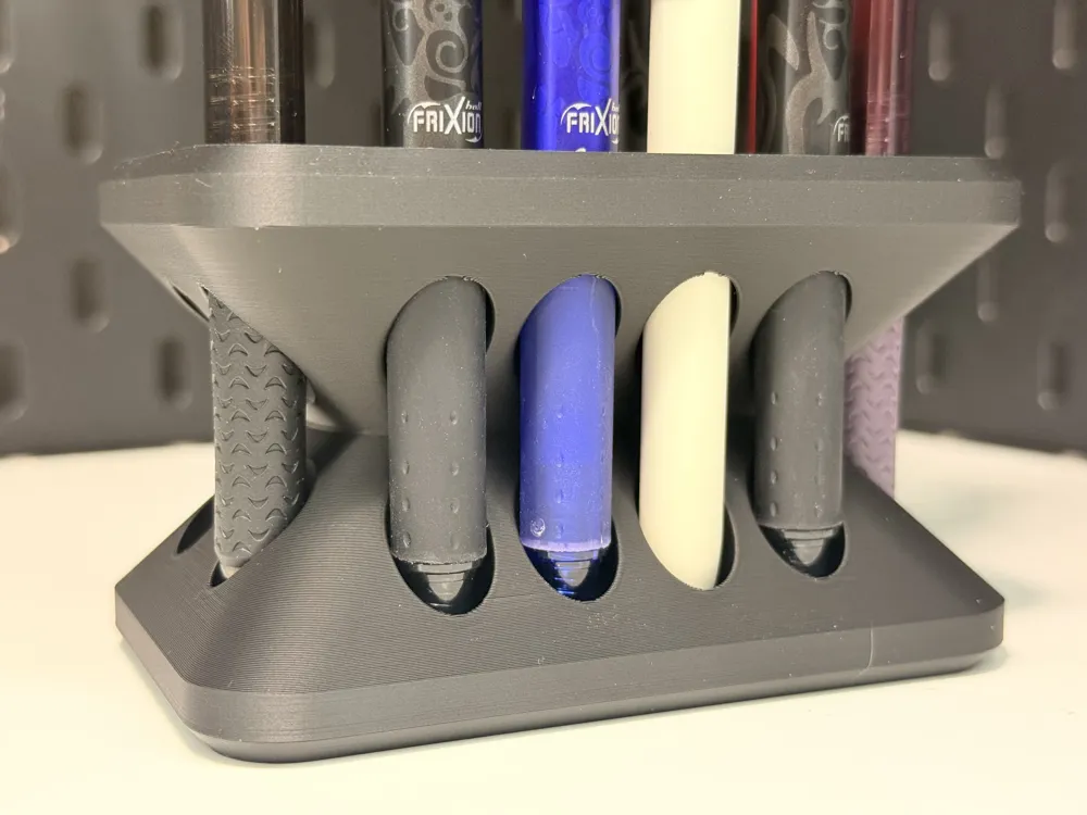 Thingiverse Pen Rack Pen and Pencil Desk Rack - Free 3D Print Model - MakerWorld