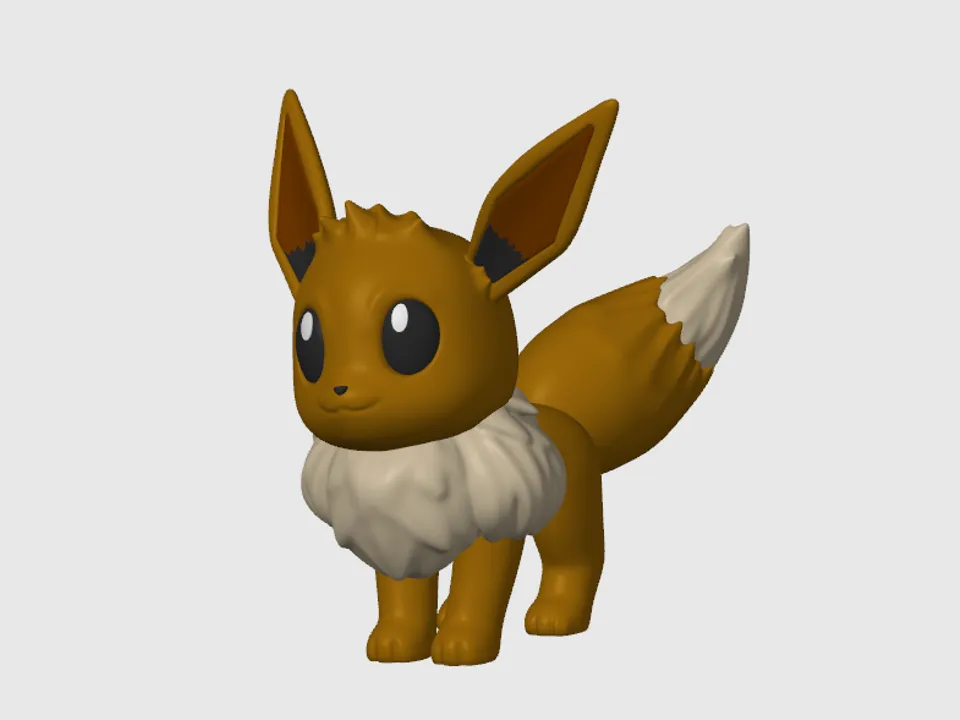 Eevee Multicolor - Free 3D Print Model - MakerWorld