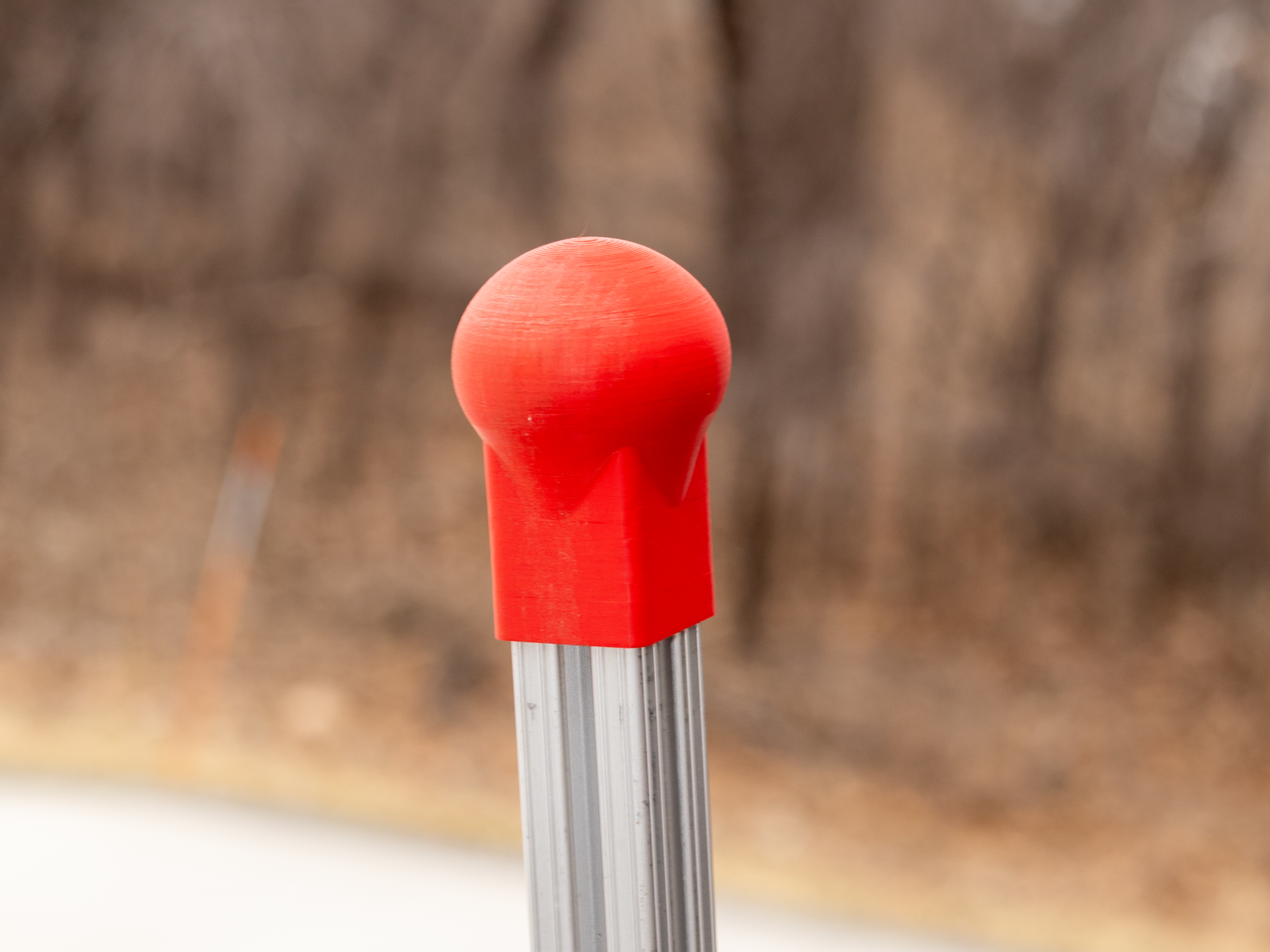 No Corner Cap for 1" T Slot Shaft (1010 -s)