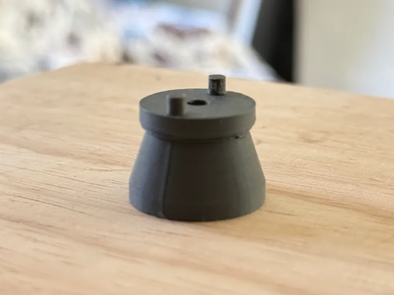 Universal Appliance Leg with Through-Hole