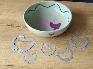 Chicken stencil