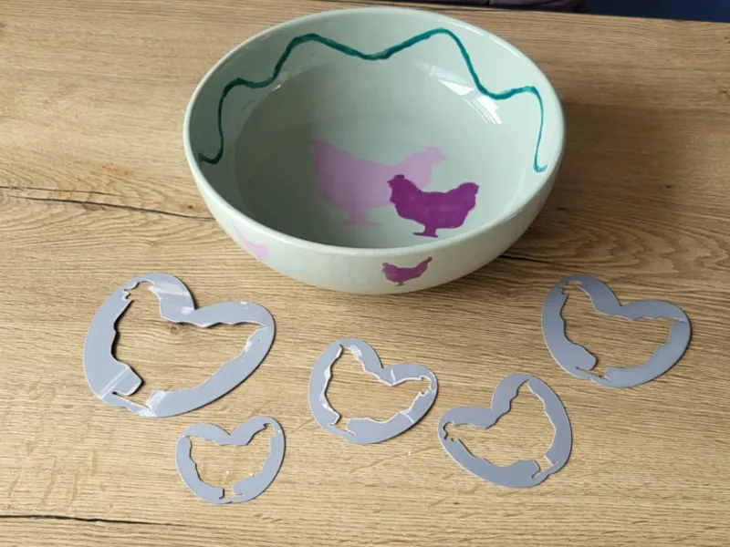 Chicken stencil