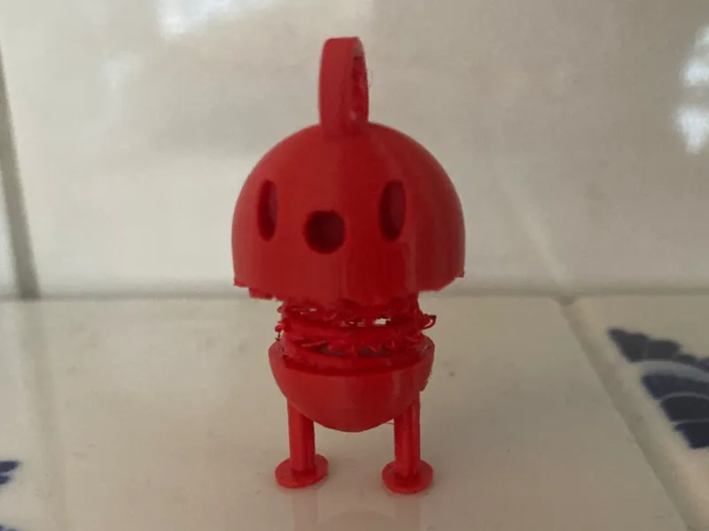 Hotimist keychain with working spring