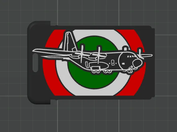 PORTA BADGE POSTERIORE C130 DRITTO