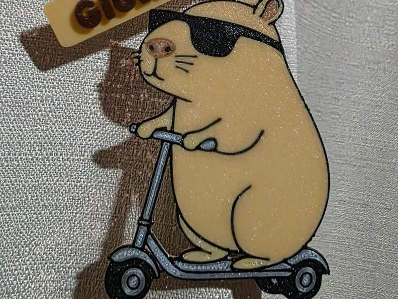 Capibara Keychain