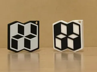 MakerWorld Keychain Badge No-AMS