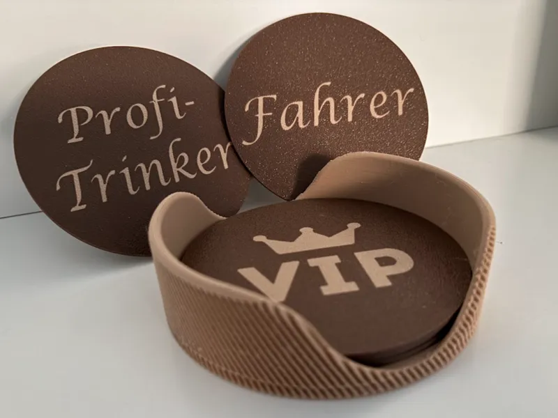 Schale + Untersetzer Set (beschriftet) 10cm