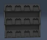 4x3 / Only H2S 0.2mm layer, 2 walls, 15% infill