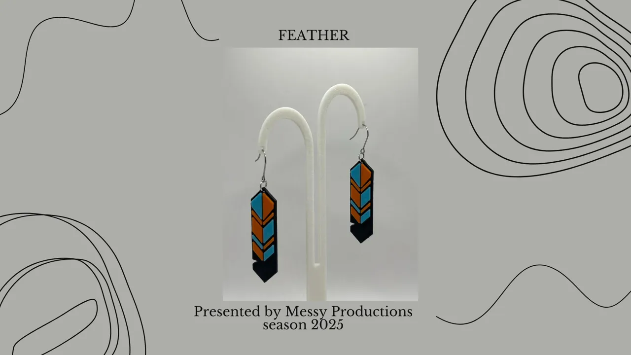Feather Earrings view 3