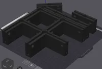 Fixed corner peg hole version