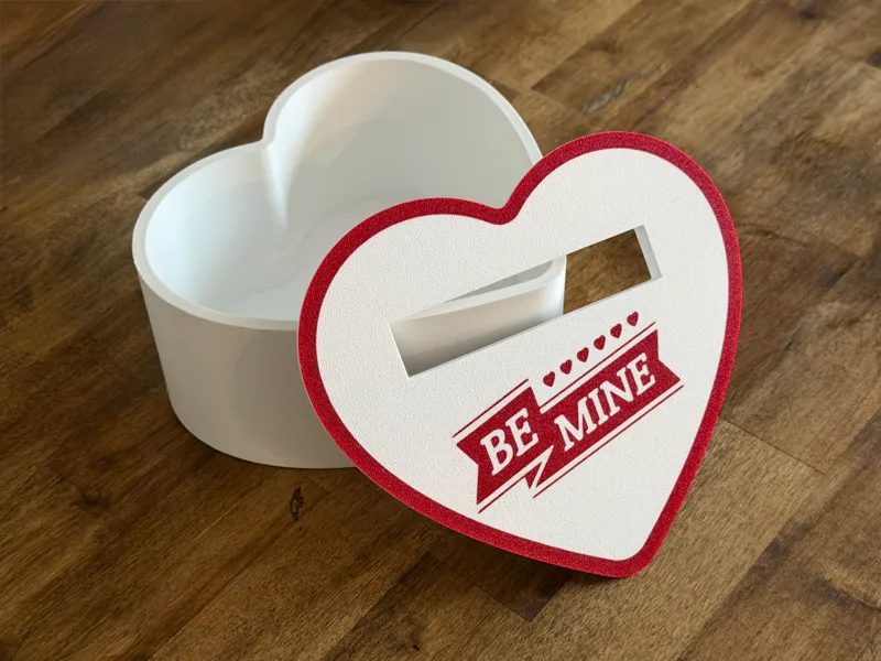 Valentine's Heart Mail Box