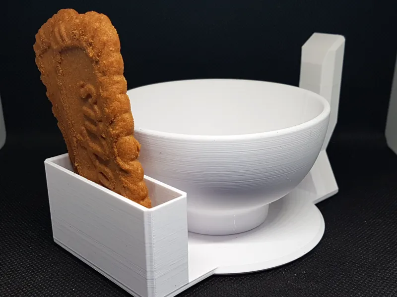 Corcelain cookie cup holder (2 versions)