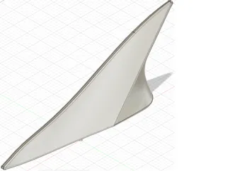 Shark fin antenna 2