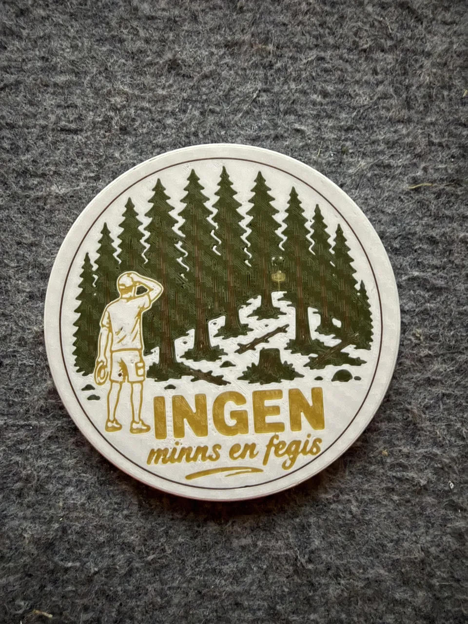 Discgolf mini marker view 2