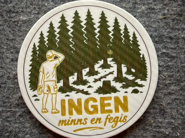 Discgolf mini marker