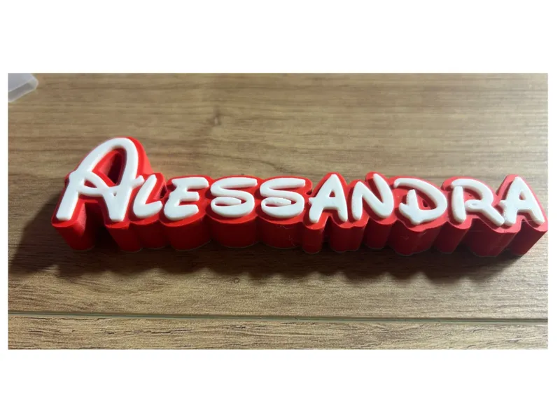 ALESSANDRA SCRITTA FONT DISNEY