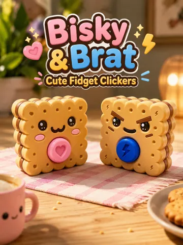 Objeto manipulable: BISKY and BRAT - B-Skit! Clicker Collection — vista de referencia 2