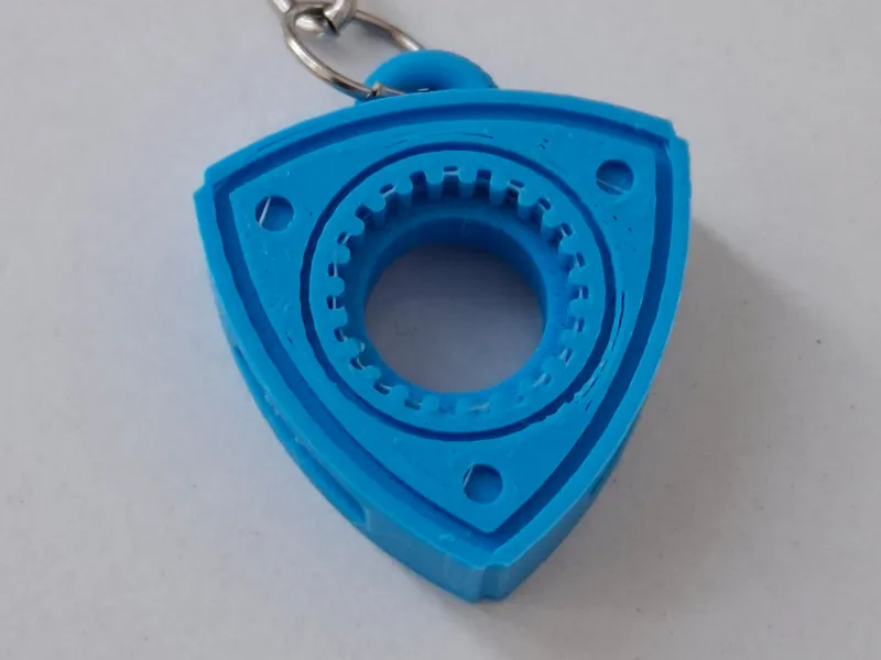 Rotary/Wankel Piston Keychain
