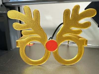 Reindeer Christmas Glasses