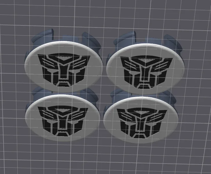 Ford Wheel Cap (Autobot Logo)