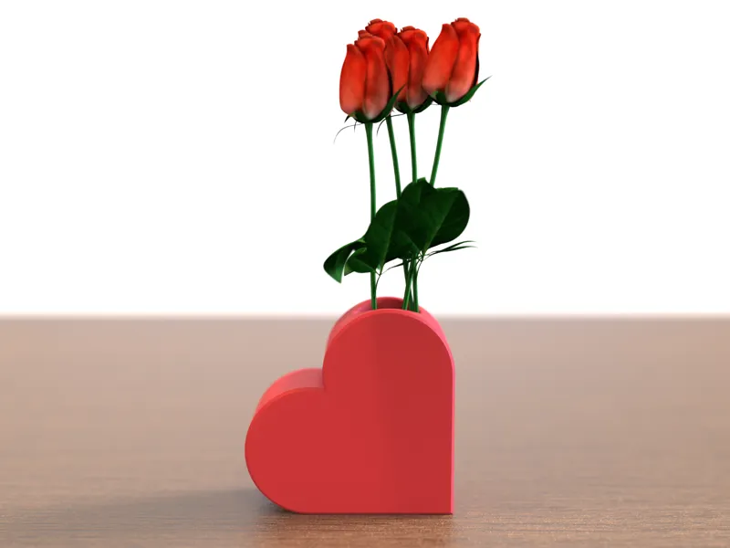 Heart Vase - Valentine's Day