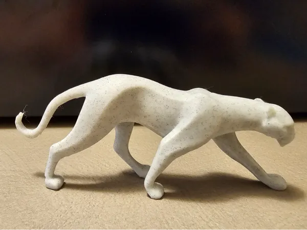 Sculpture de léopard