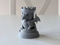 Pièce d'échecs Tour - inspiration fantasy — photo 2