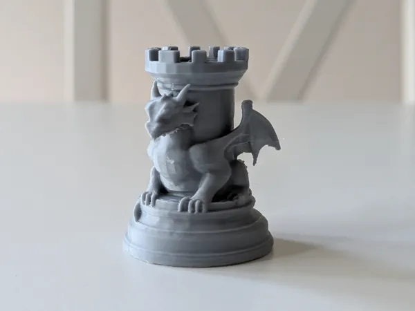 Pièce d'échecs Tour - inspiration fantasy