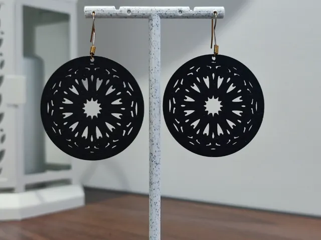 Aretes Rosetón Midnight