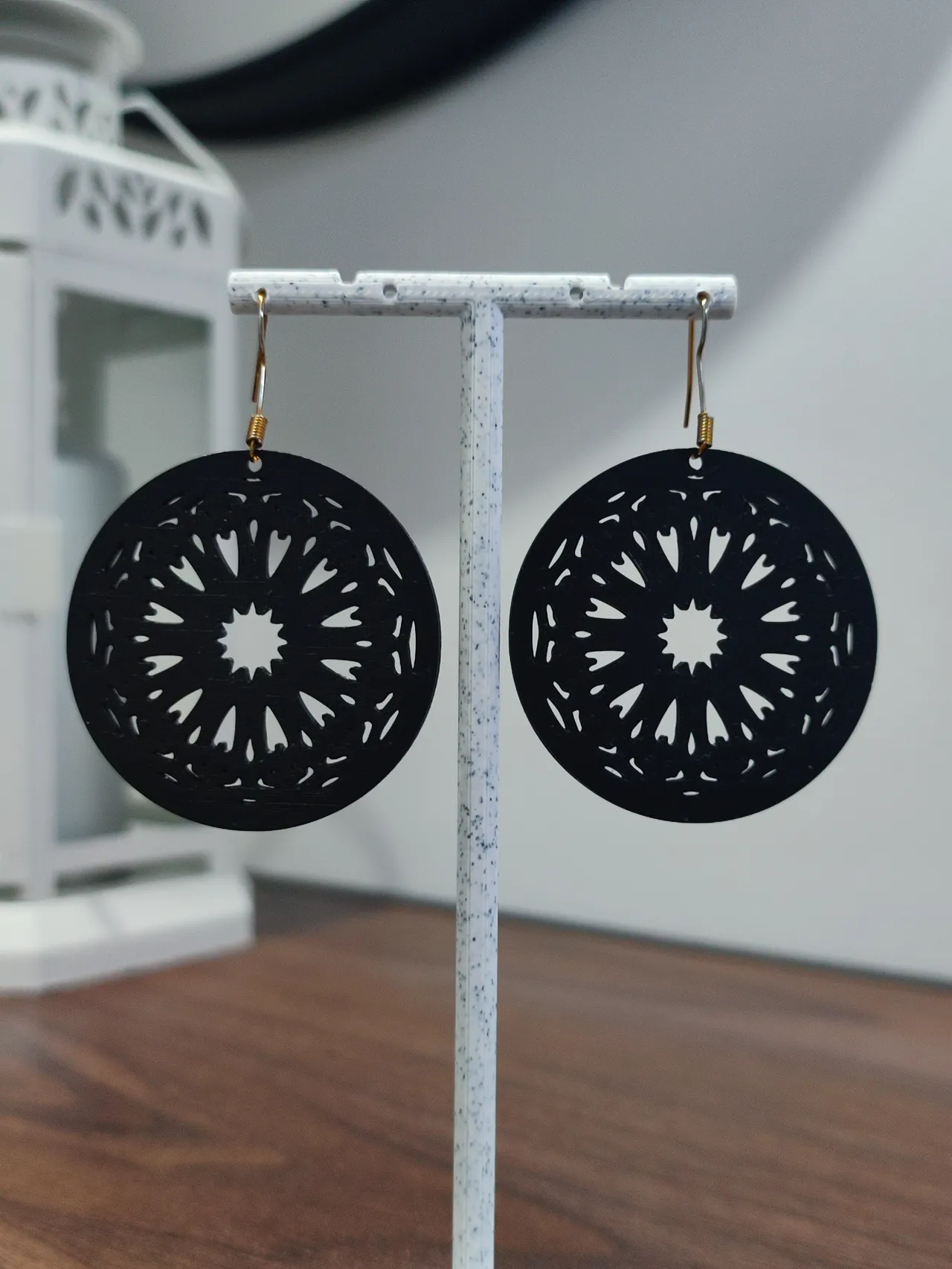 Aretes Rosetón Midnight view 3