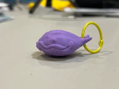 Spongebob Clam Keychain