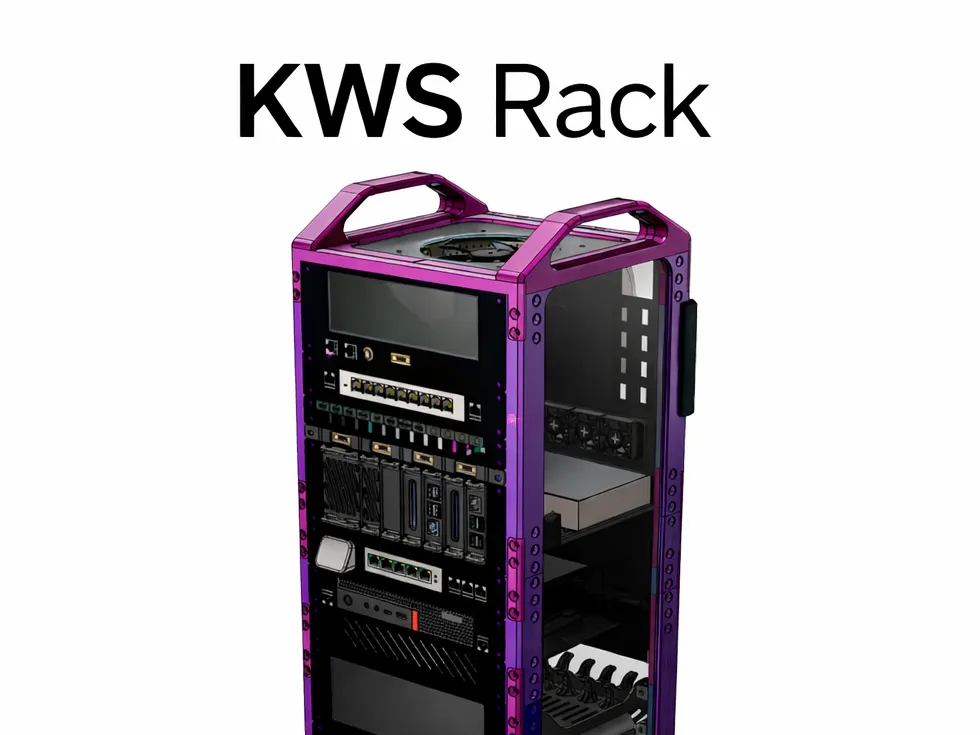 KWS Rack v.2 - Rack para Homelab de 10 Polegadas de Serviço Pesado ...