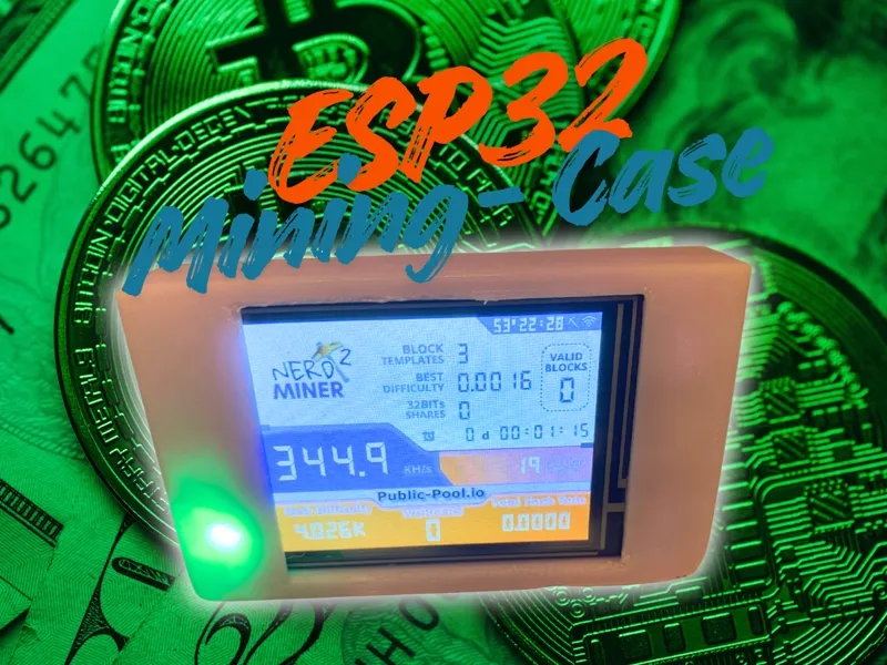 Nerd Miner 2 ES32-2432S024 Case