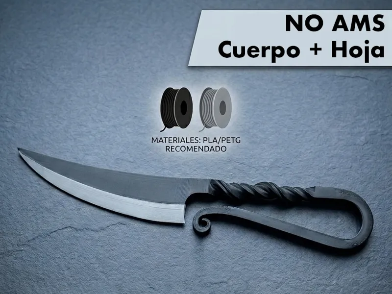 Cuchillo Medieval Forjado (No AMS)