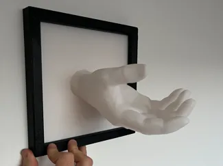 sexy coat hook hand frame